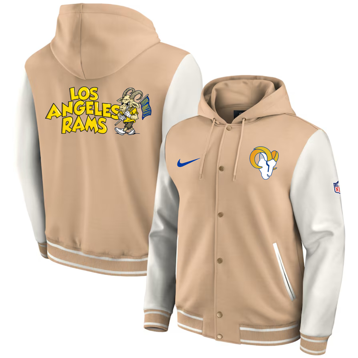 Men 2025 NFL Los Angeles Rams jacket syle 2